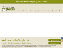 Tablet Screenshot of gardencourte.com